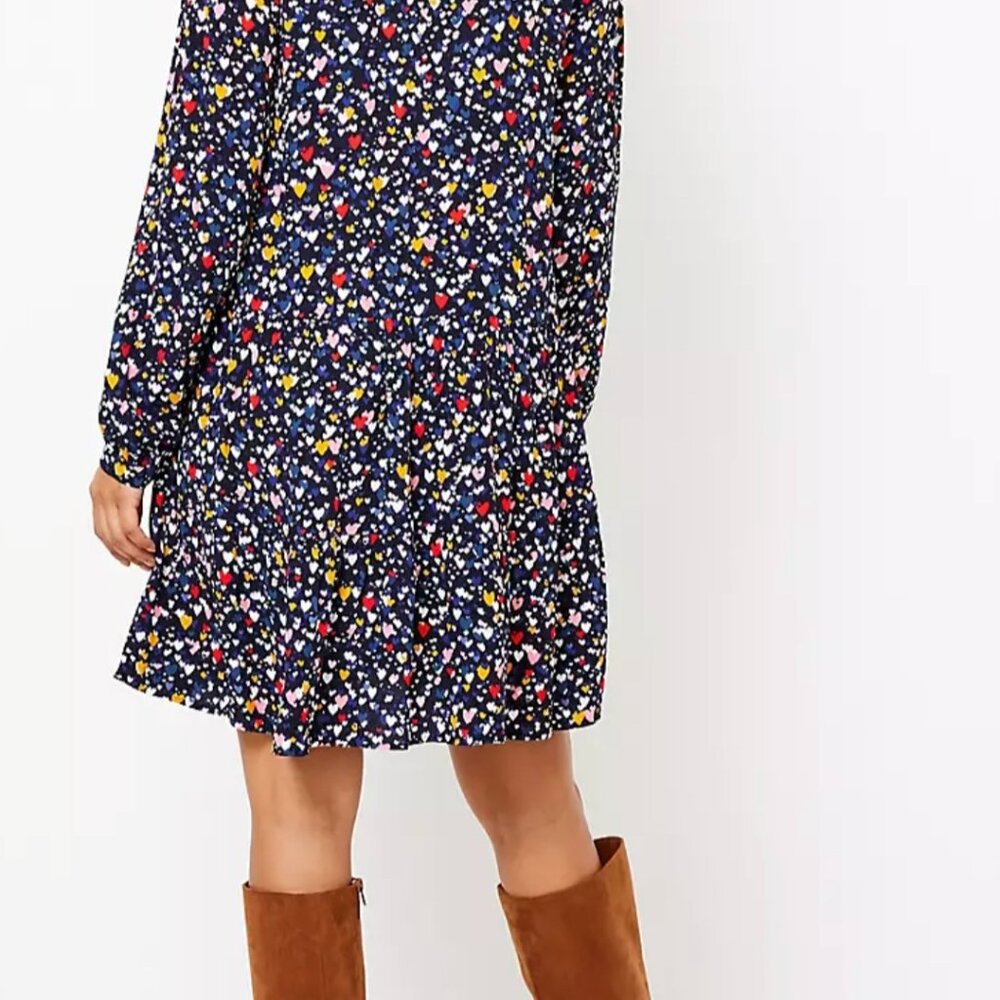 Heart Button Ruffle Dress - Picture 8 of 8